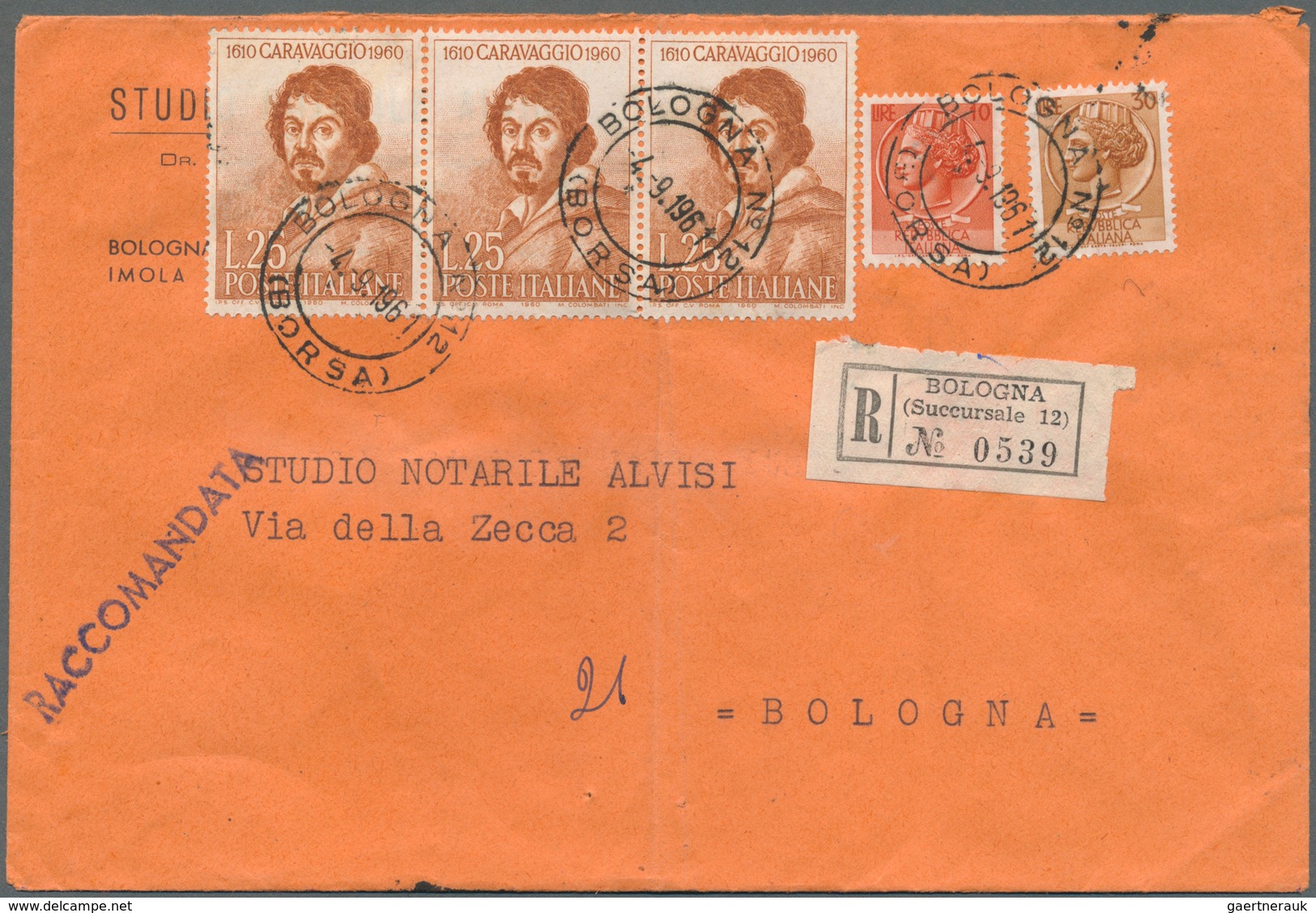 26974 Italien: 1902/1963 (ca.), holding of apprx. 350 commercial covers/cards, mainly postwar period and c