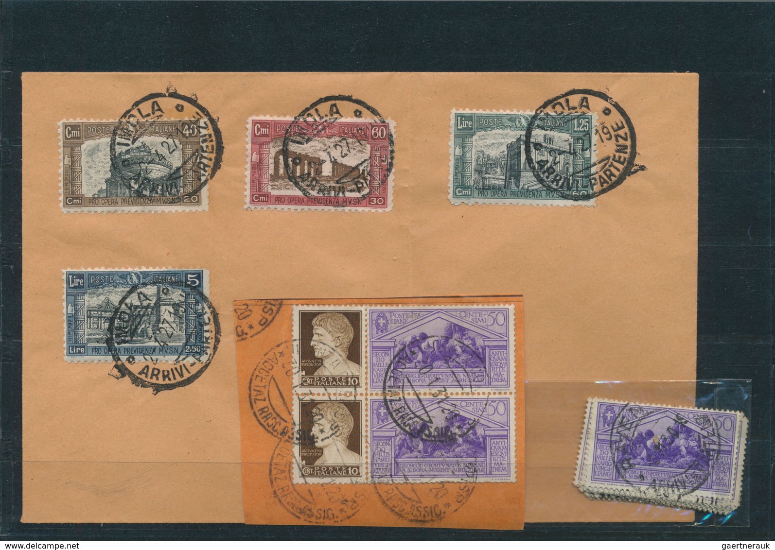26984 Italien: 1925/1960 (ca.),small Box Containing A Loose Accumulation Of Commemorative Issues In Good D - Marcophilie
