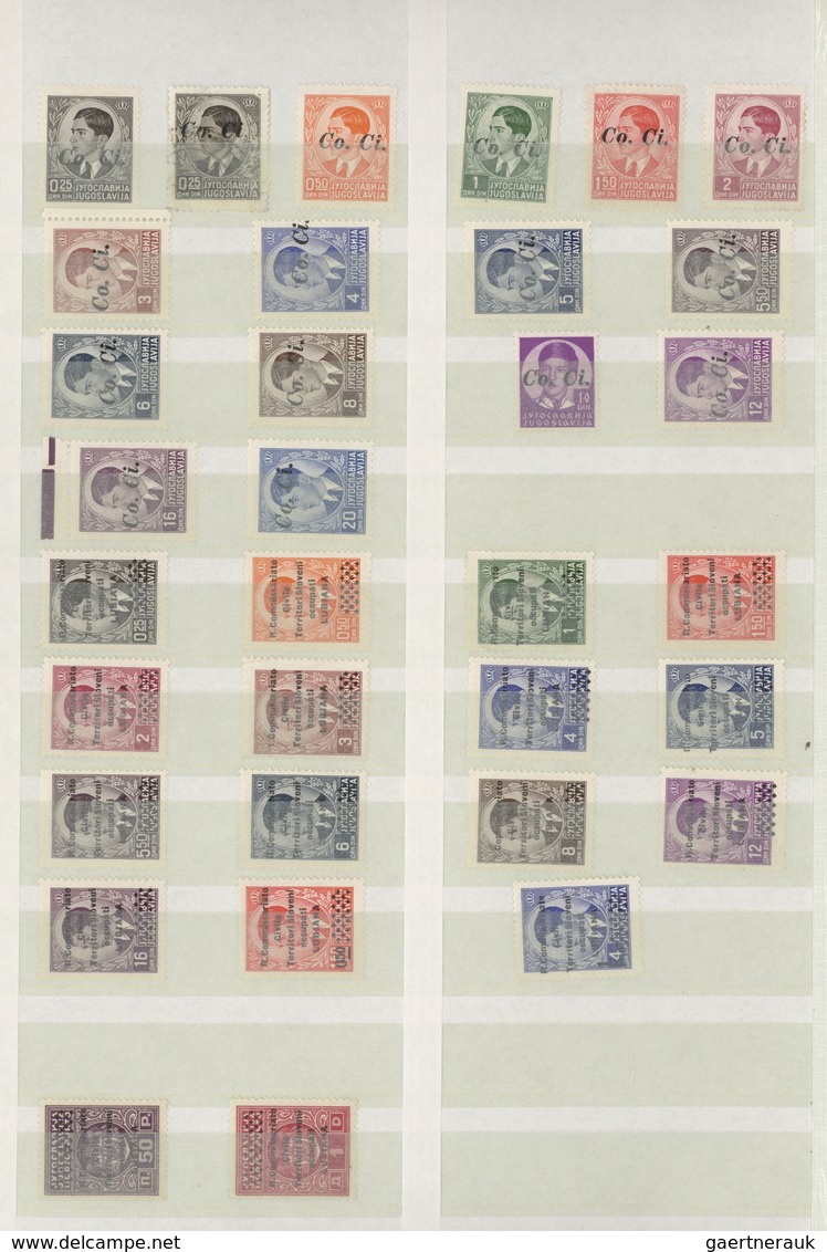 26998 Italien: 1939/1945, Italian Adriatic Area, Mint Collection/assortment On Stockpages, Comprising Occu - Marcophilie