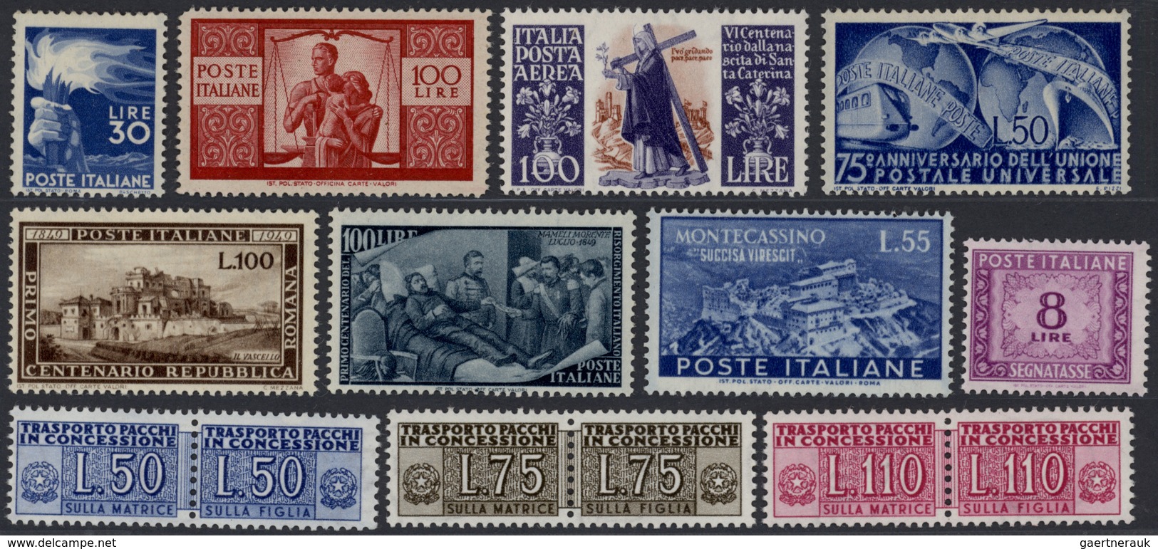 27008 Italien: 1945/2015, In The Main Numbers Complete Mnh. Collection In 5 Volumes Incl. All Better Value - Marcophilie