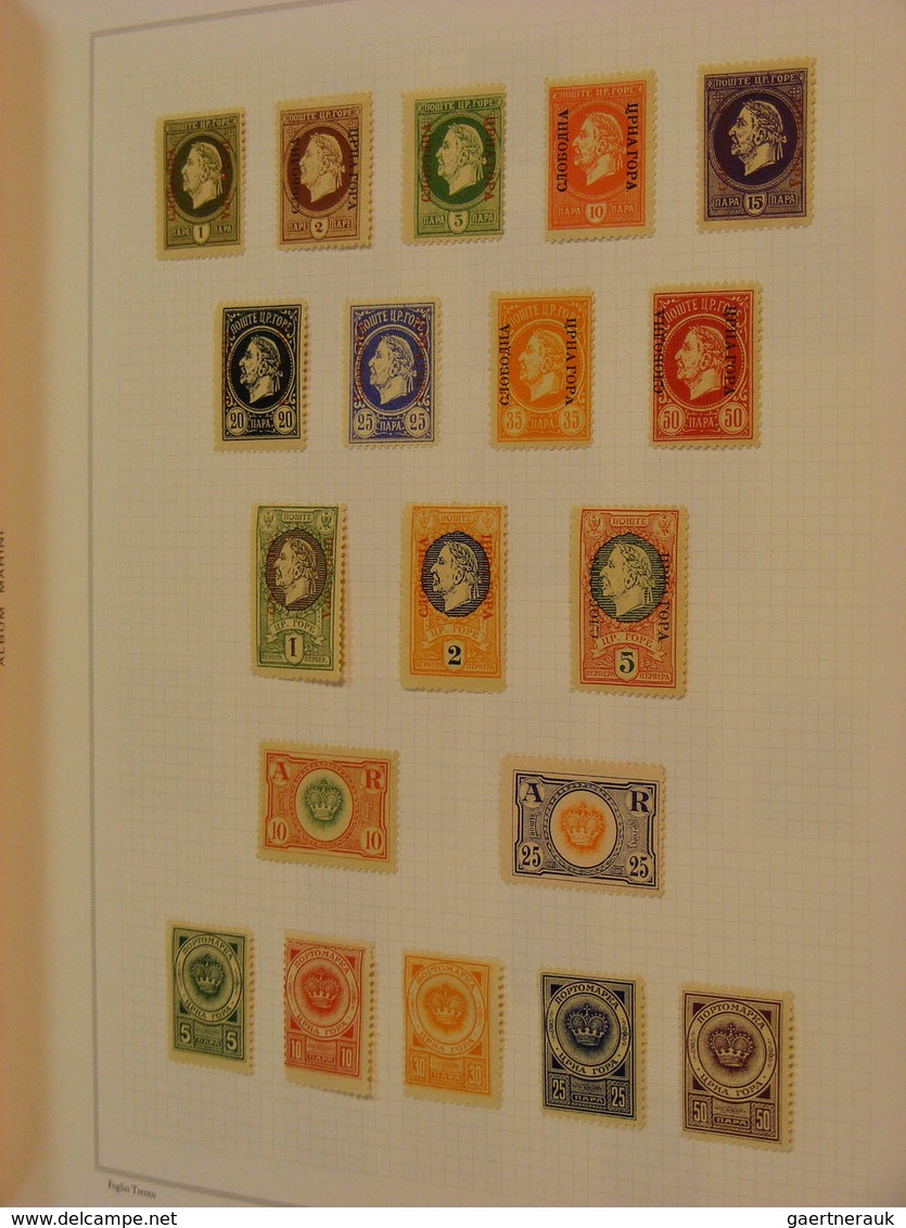 27050 Jugoslawien: 1866/1957: Neat mint & used collection of Yugoslavia in one album starting with section