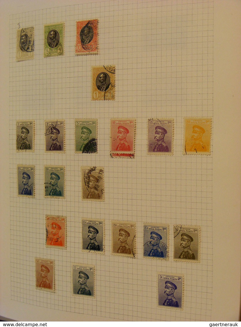 27050 Jugoslawien: 1866/1957: Neat mint & used collection of Yugoslavia in one album starting with section