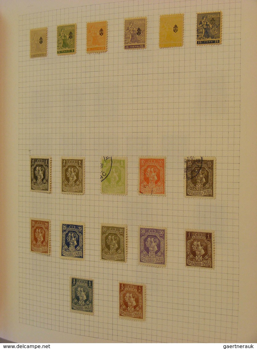 27050 Jugoslawien: 1866/1957: Neat mint & used collection of Yugoslavia in one album starting with section