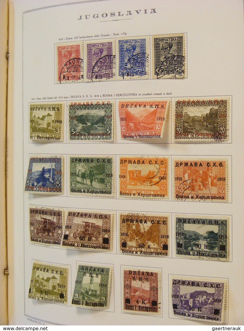 27050 Jugoslawien: 1866/1957: Neat mint & used collection of Yugoslavia in one album starting with section