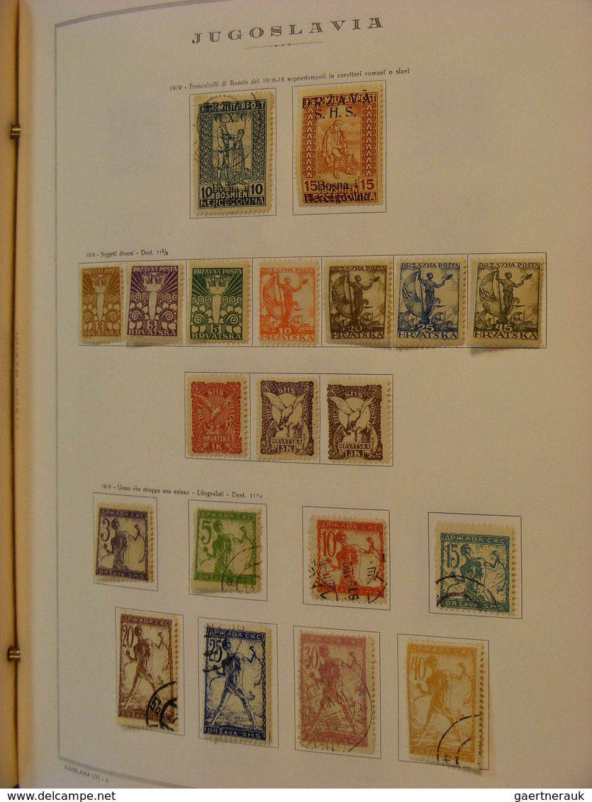 27050 Jugoslawien: 1866/1957: Neat mint & used collection of Yugoslavia in one album starting with section