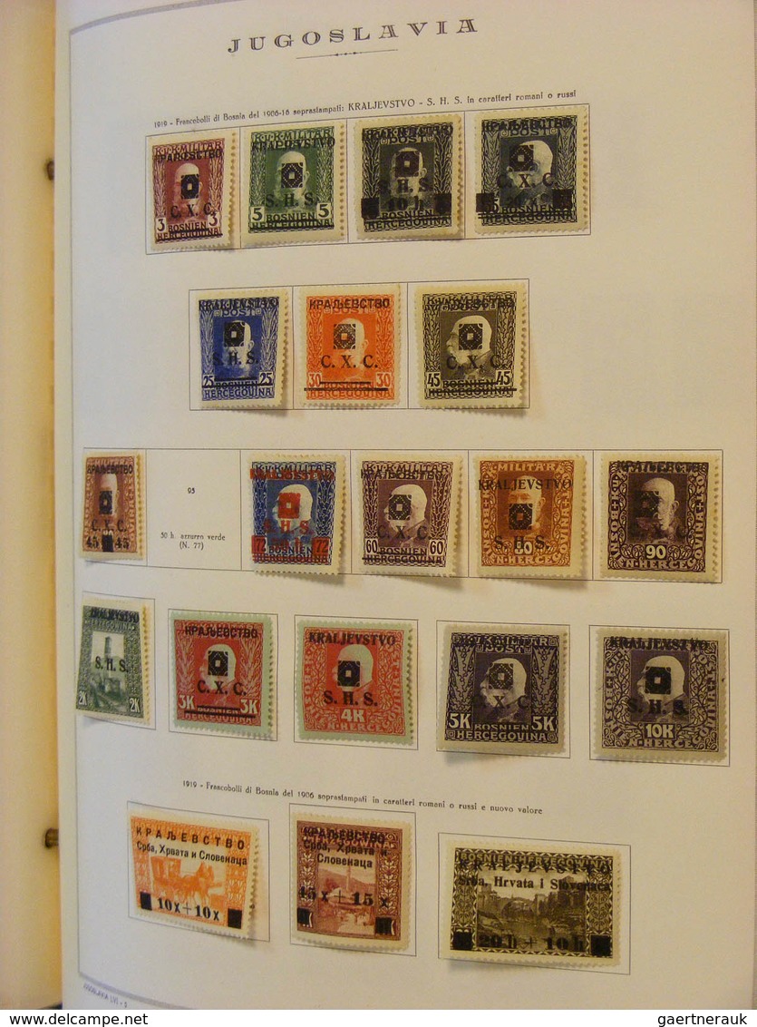 27050 Jugoslawien: 1866/1957: Neat mint & used collection of Yugoslavia in one album starting with section