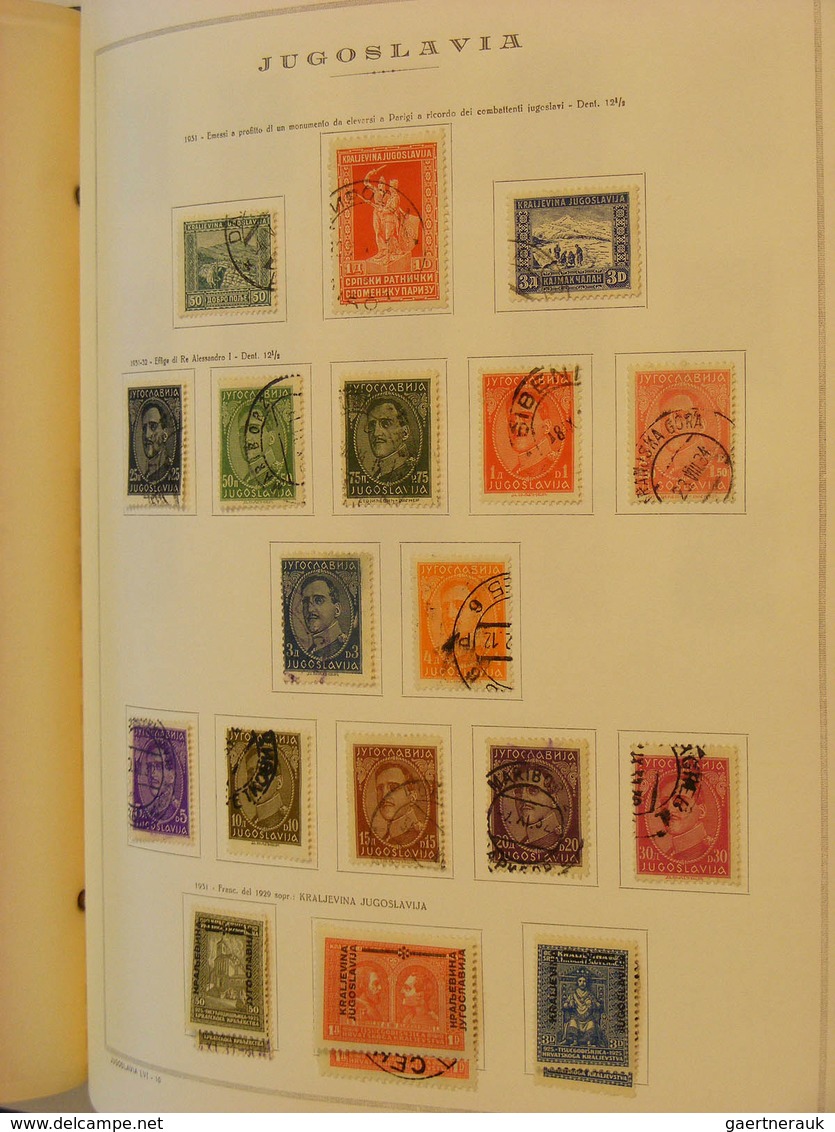 27050 Jugoslawien: 1866/1957: Neat mint & used collection of Yugoslavia in one album starting with section