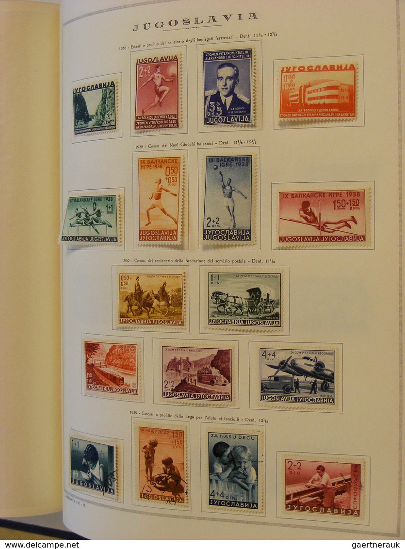 27050 Jugoslawien: 1866/1957: Neat mint & used collection of Yugoslavia in one album starting with section