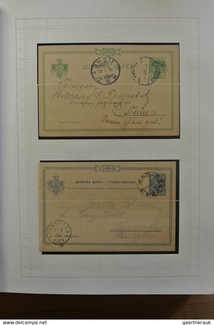 27051 Jugoslawien: 1866-1945. Partly specialised, MNH, mint hinged and used collection Yugoslavia 1866-194
