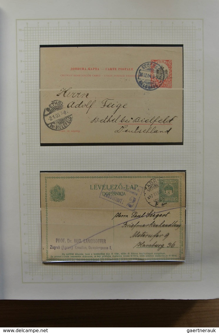 27051 Jugoslawien: 1866-1945. Partly specialised, MNH, mint hinged and used collection Yugoslavia 1866-194