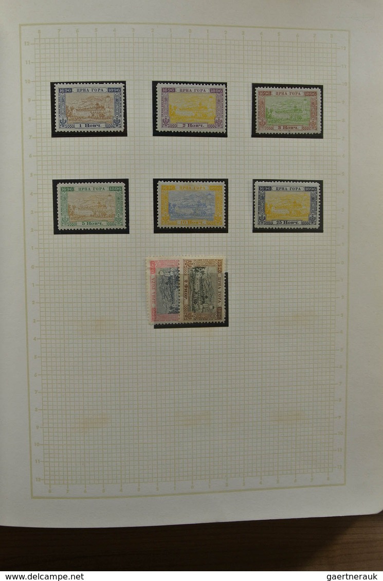 27051 Jugoslawien: 1866-1945. Partly specialised, MNH, mint hinged and used collection Yugoslavia 1866-194