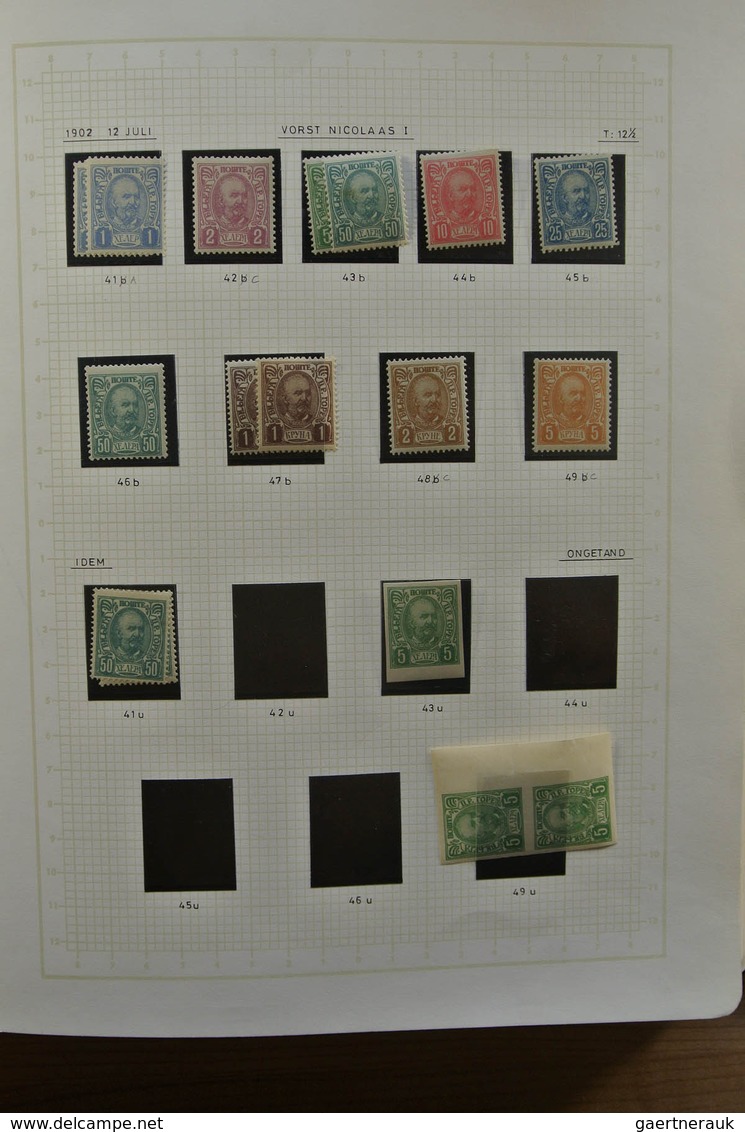 27051 Jugoslawien: 1866-1945. Partly specialised, MNH, mint hinged and used collection Yugoslavia 1866-194