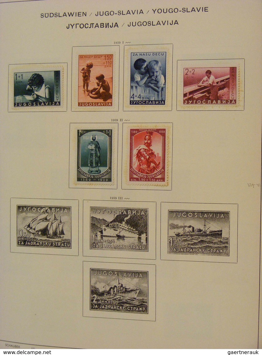 27052 Jugoslawien: 1886/1953: MNH, mint and used collection Jugoslavia a.o. (cat. Michel) no. 51-54* , 370