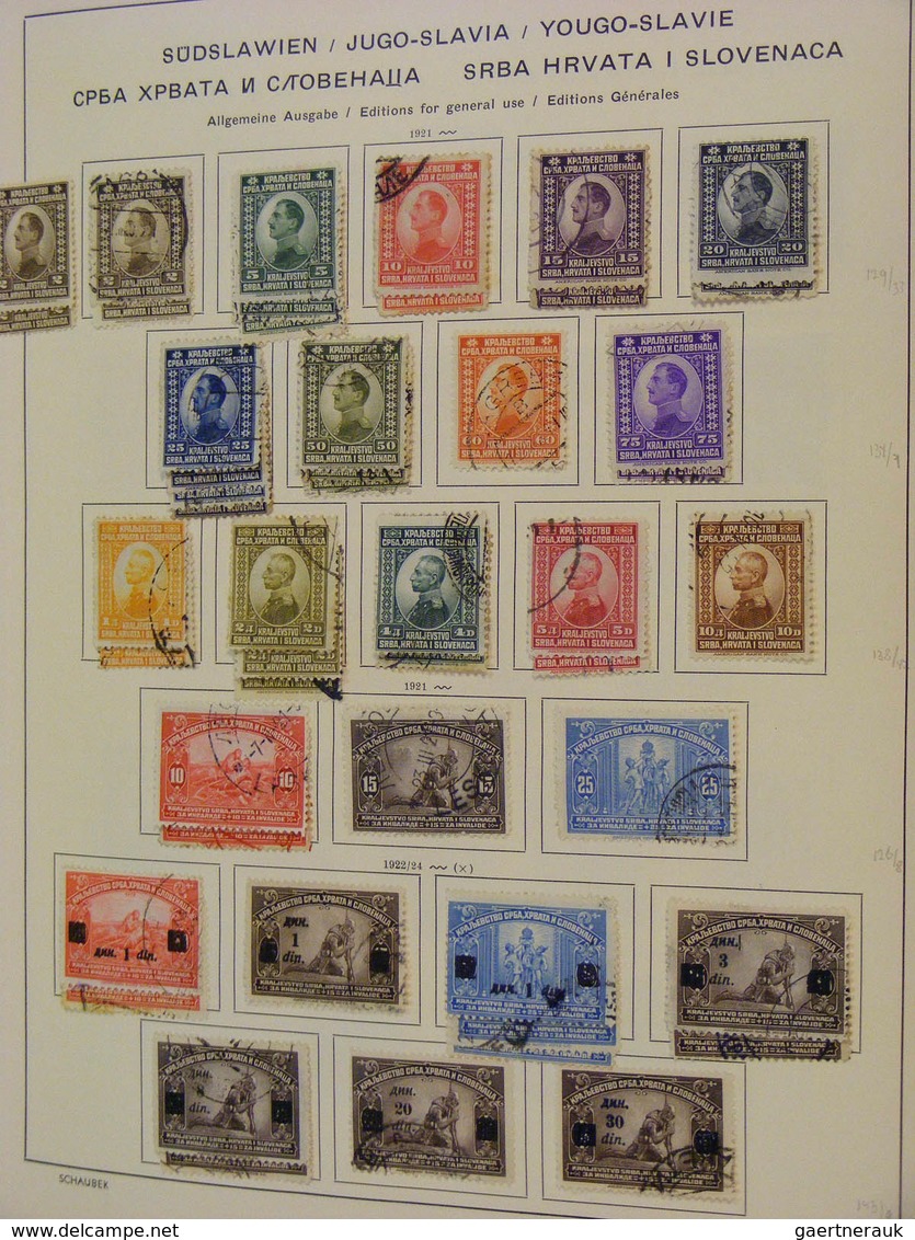 27052 Jugoslawien: 1886/1953: MNH, mint and used collection Jugoslavia a.o. (cat. Michel) no. 51-54* , 370