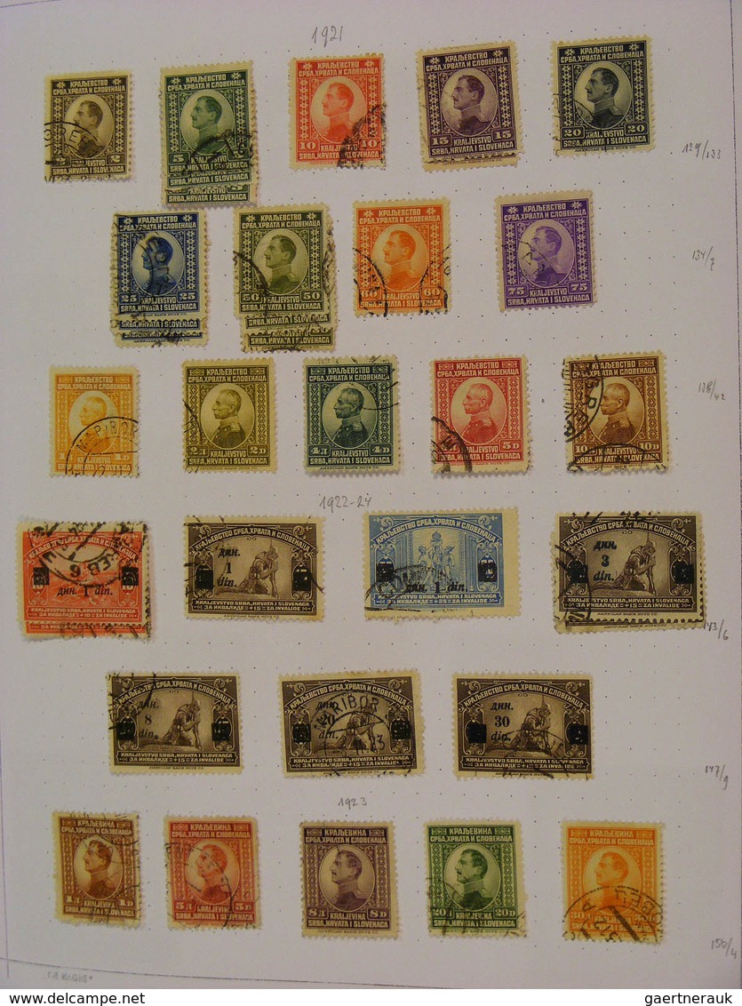 27052 Jugoslawien: 1886/1953: MNH, mint and used collection Jugoslavia a.o. (cat. Michel) no. 51-54* , 370