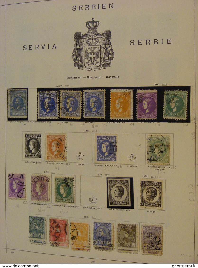 27052 Jugoslawien: 1886/1953: MNH, mint and used collection Jugoslavia a.o. (cat. Michel) no. 51-54* , 370