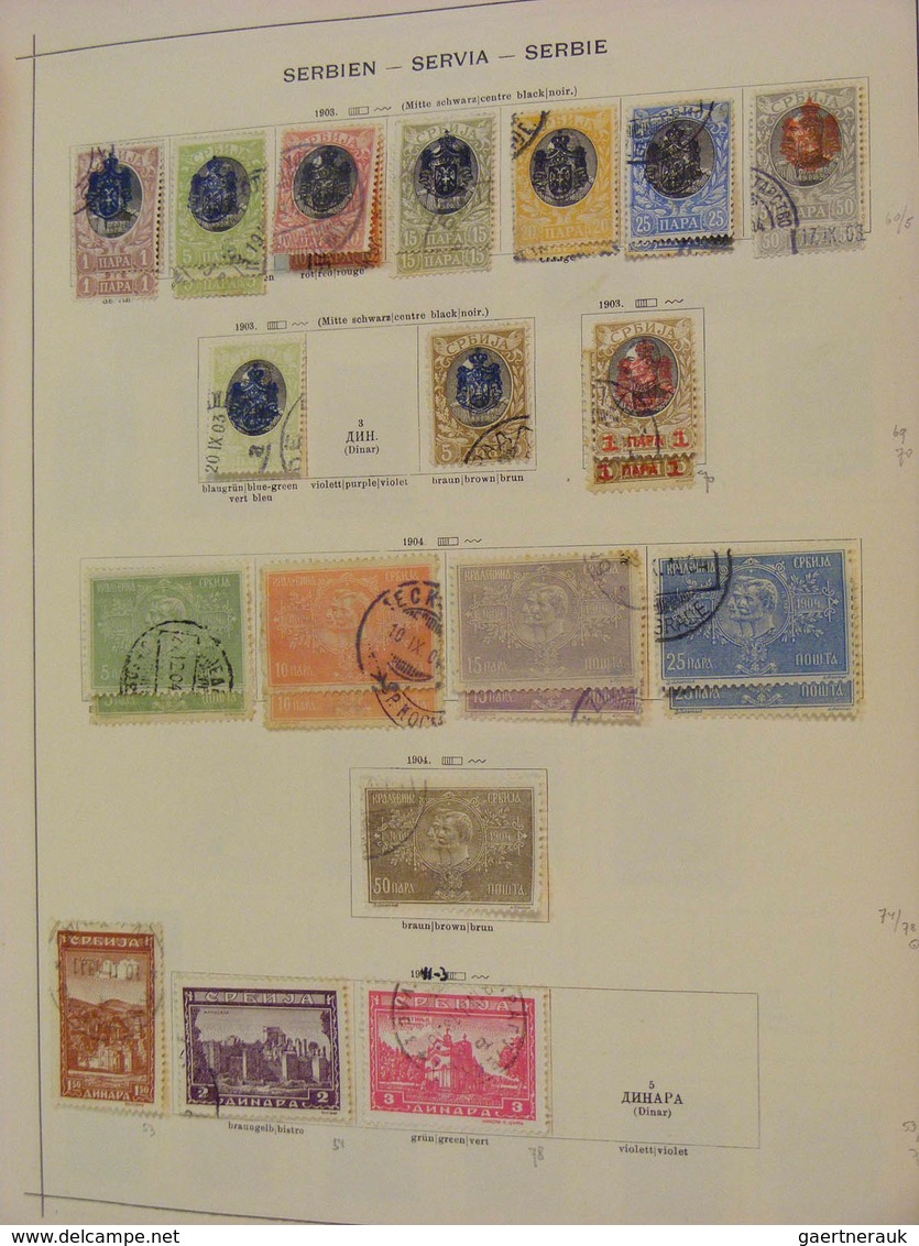 27052 Jugoslawien: 1886/1953: MNH, mint and used collection Jugoslavia a.o. (cat. Michel) no. 51-54* , 370