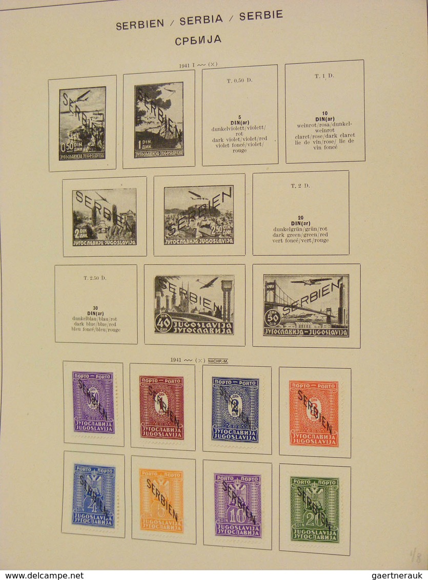 27052 Jugoslawien: 1886/1953: MNH, mint and used collection Jugoslavia a.o. (cat. Michel) no. 51-54* , 370
