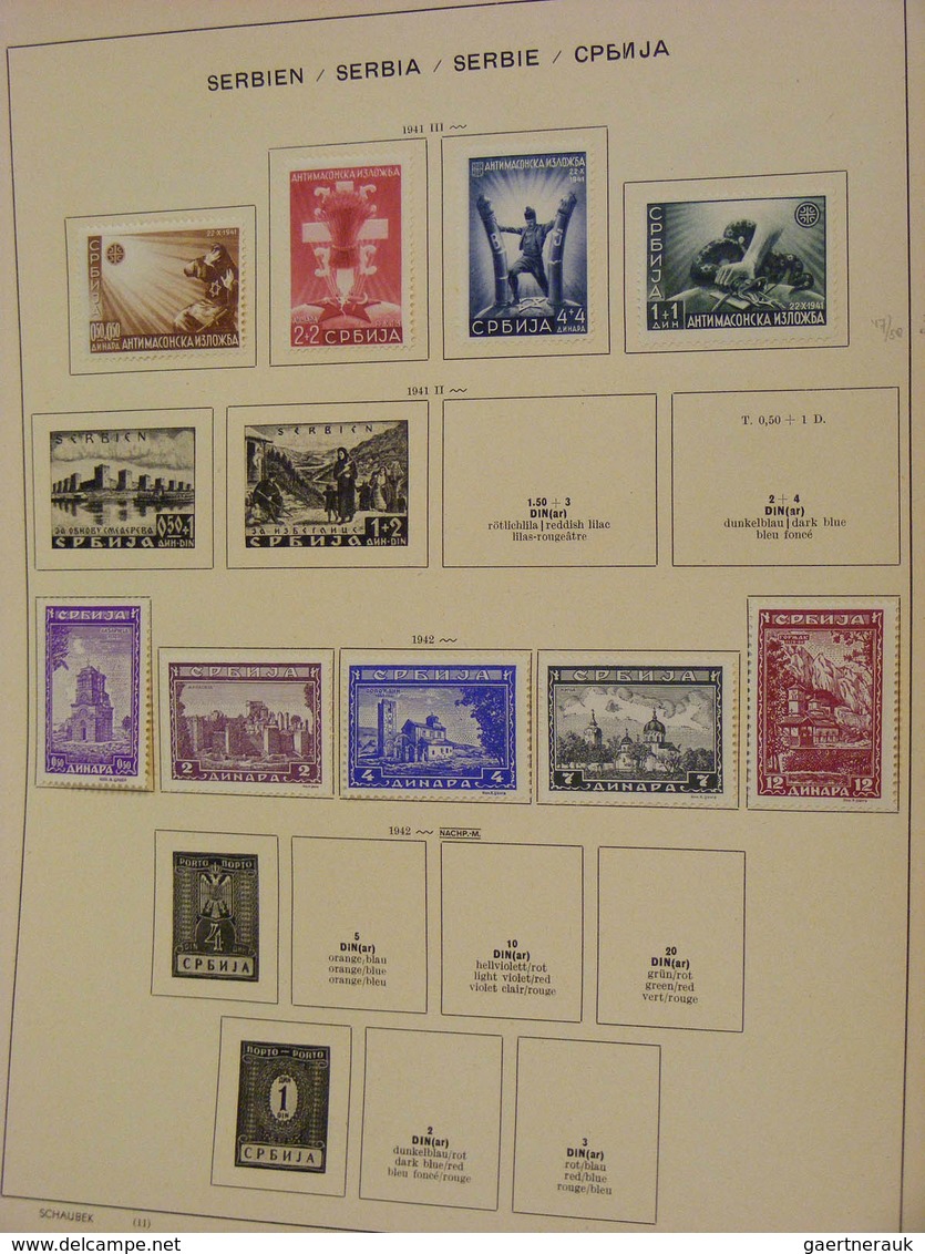 27052 Jugoslawien: 1886/1953: MNH, mint and used collection Jugoslavia a.o. (cat. Michel) no. 51-54* , 370