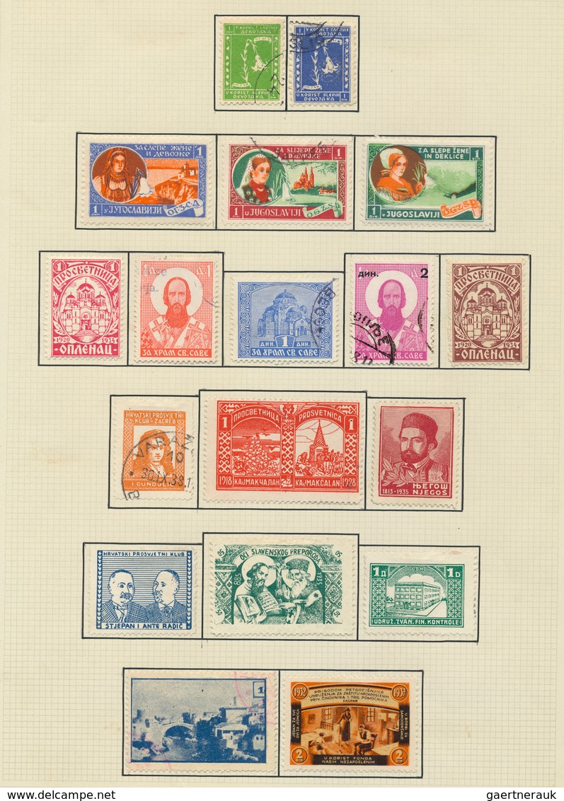 27057 Jugoslawien: 1918, Issues for Croatia, SHS overprints on Hungary, comprising apprx. 1.600 stamps inc