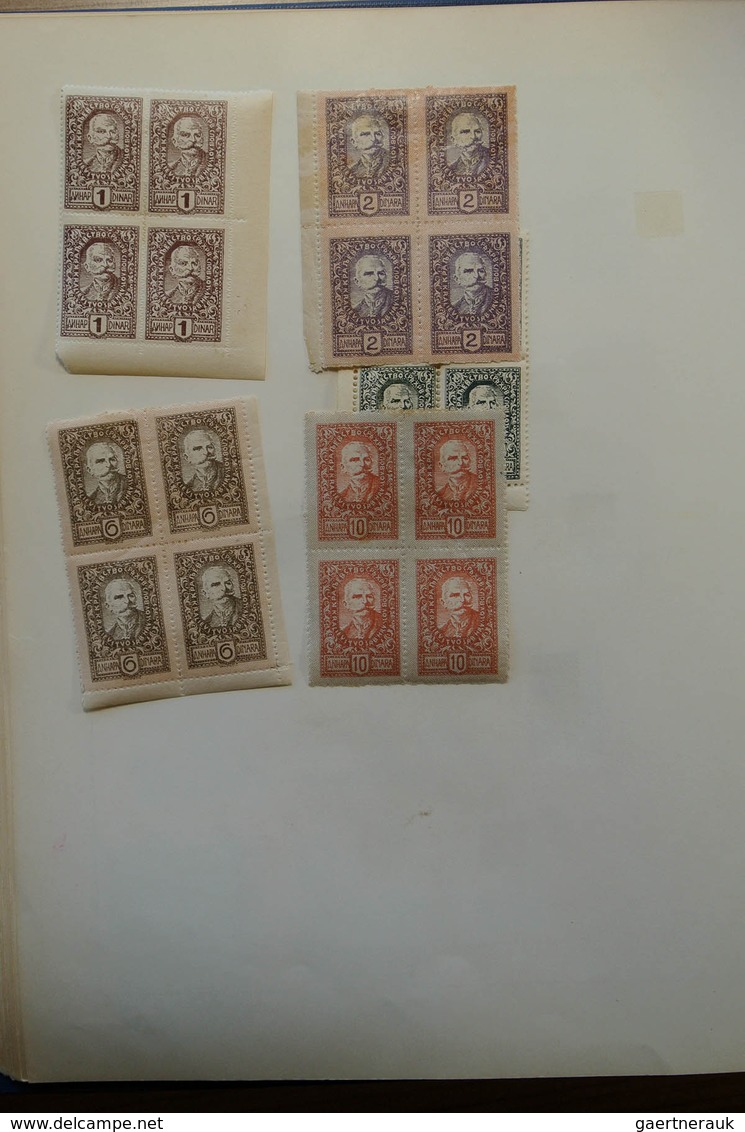 27060 Jugoslawien: 1918-1977. Well Filled, Mint Hinged And Used Collection Yugoslavia 1918-1977 In Schaube - Lettres & Documents