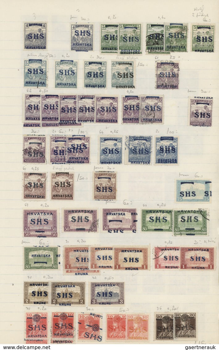 27063 Jugoslawien: 1918/1941, Comprehensive Mint And Used Collection/accumulation Mounted On Pages In Thre - Briefe U. Dokumente