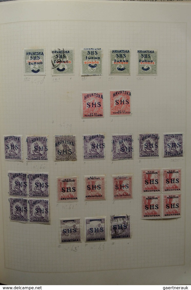 27064 Jugoslawien: 1918-1940. Partly specialised, mint hinged and used collection Yugoslavia 1918-1940 in