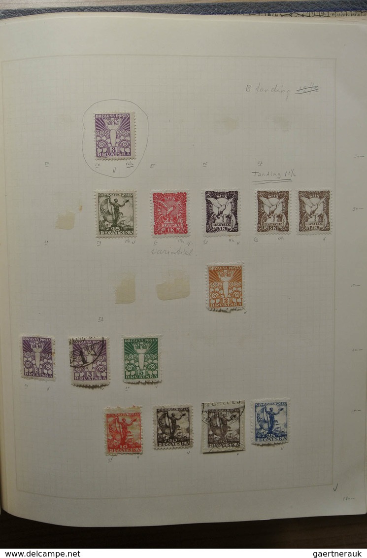 27064 Jugoslawien: 1918-1940. Partly specialised, mint hinged and used collection Yugoslavia 1918-1940 in