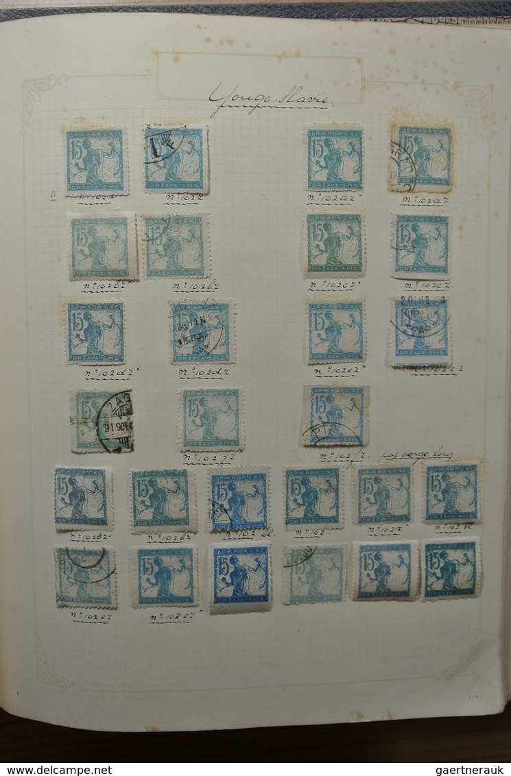 27064 Jugoslawien: 1918-1940. Partly specialised, mint hinged and used collection Yugoslavia 1918-1940 in