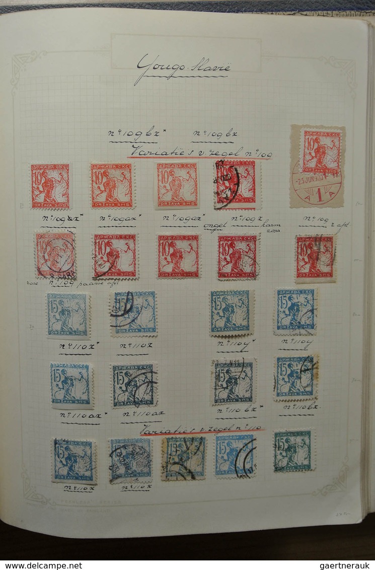 27064 Jugoslawien: 1918-1940. Partly specialised, mint hinged and used collection Yugoslavia 1918-1940 in