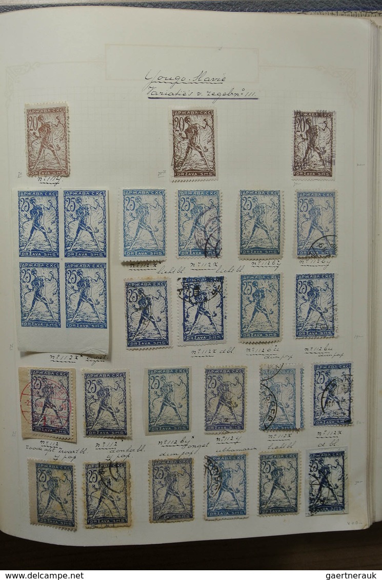 27064 Jugoslawien: 1918-1940. Partly specialised, mint hinged and used collection Yugoslavia 1918-1940 in