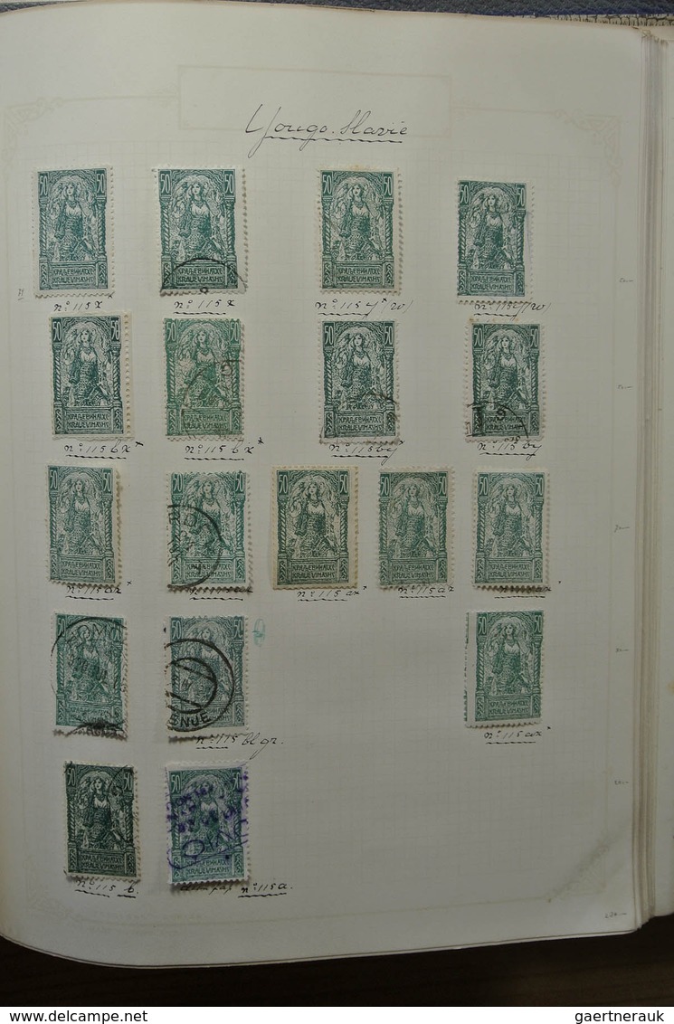 27064 Jugoslawien: 1918-1940. Partly specialised, mint hinged and used collection Yugoslavia 1918-1940 in