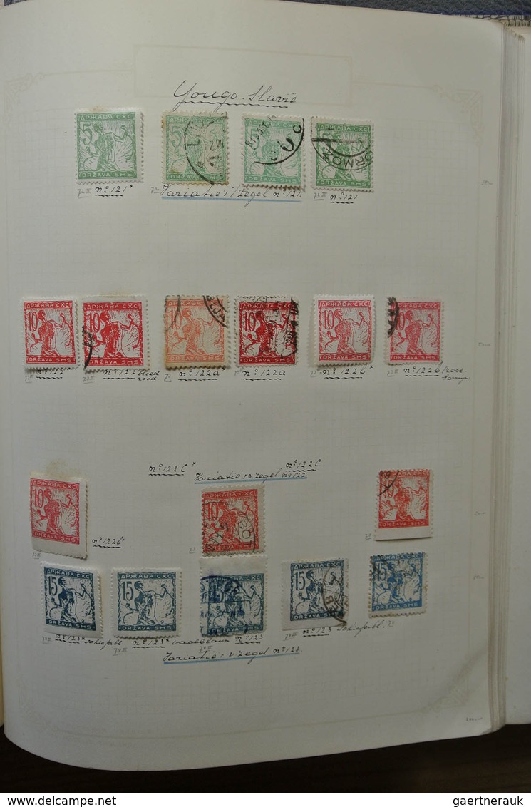 27064 Jugoslawien: 1918-1940. Partly specialised, mint hinged and used collection Yugoslavia 1918-1940 in