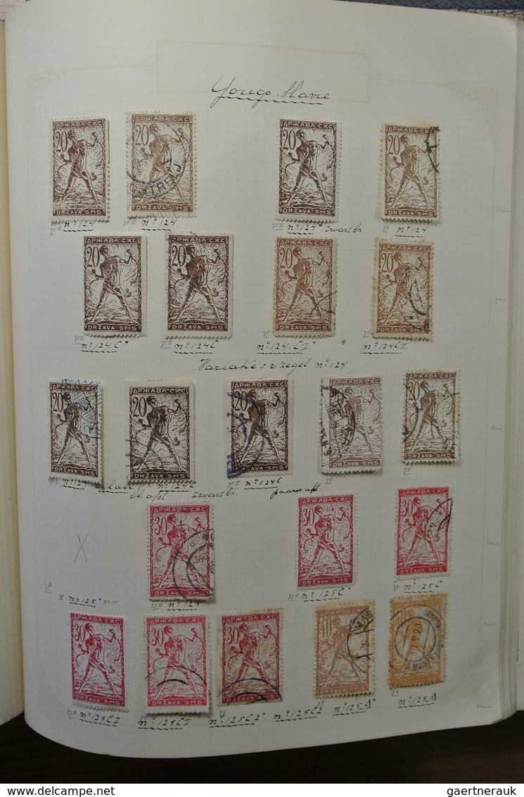 27064 Jugoslawien: 1918-1940. Partly specialised, mint hinged and used collection Yugoslavia 1918-1940 in