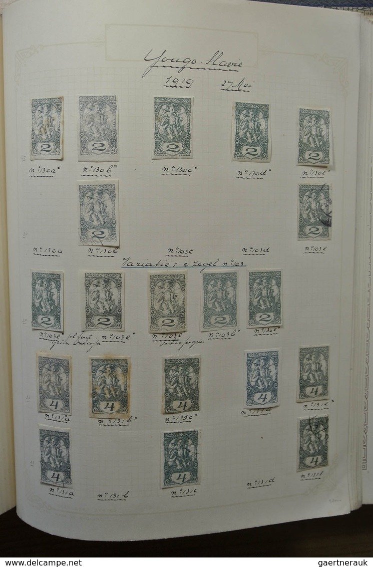 27064 Jugoslawien: 1918-1940. Partly specialised, mint hinged and used collection Yugoslavia 1918-1940 in