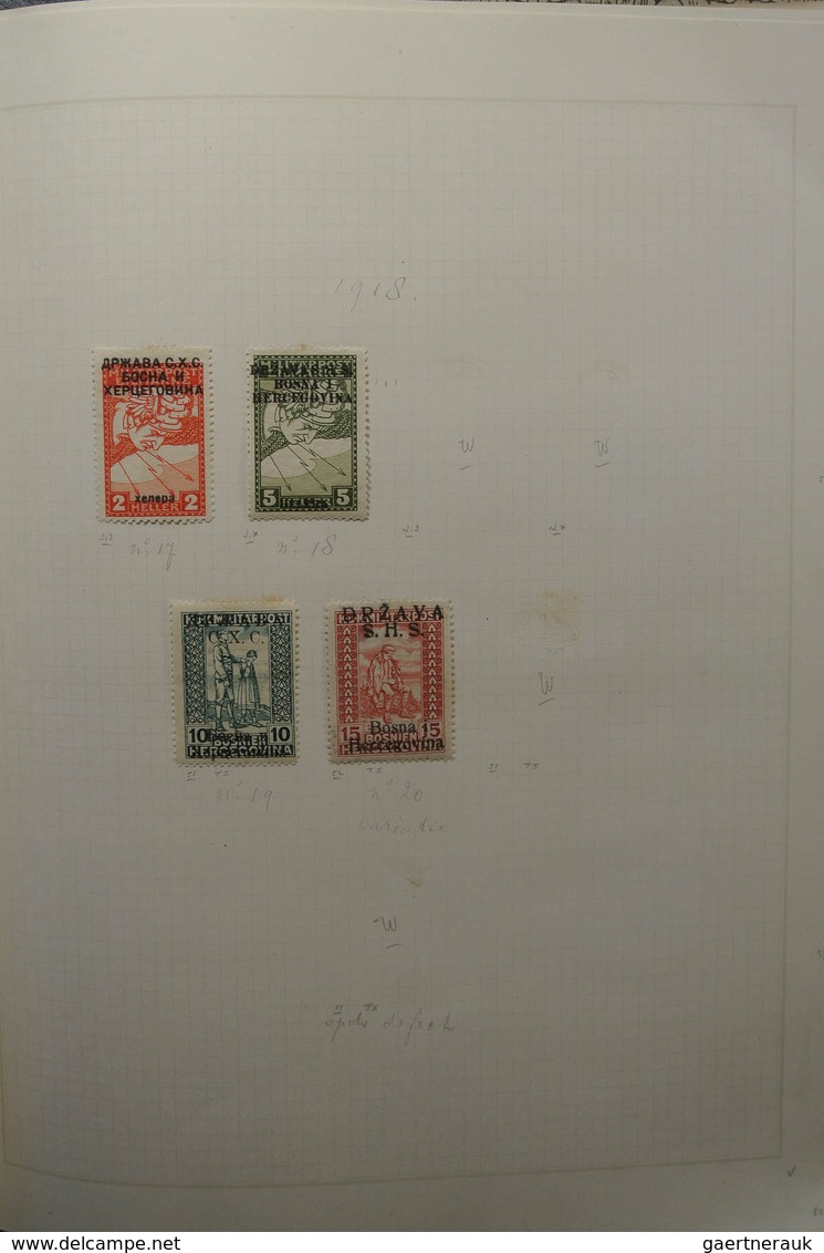 27064 Jugoslawien: 1918-1940. Partly specialised, mint hinged and used collection Yugoslavia 1918-1940 in