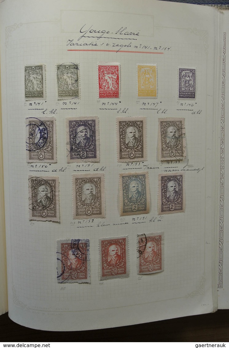 27064 Jugoslawien: 1918-1940. Partly specialised, mint hinged and used collection Yugoslavia 1918-1940 in