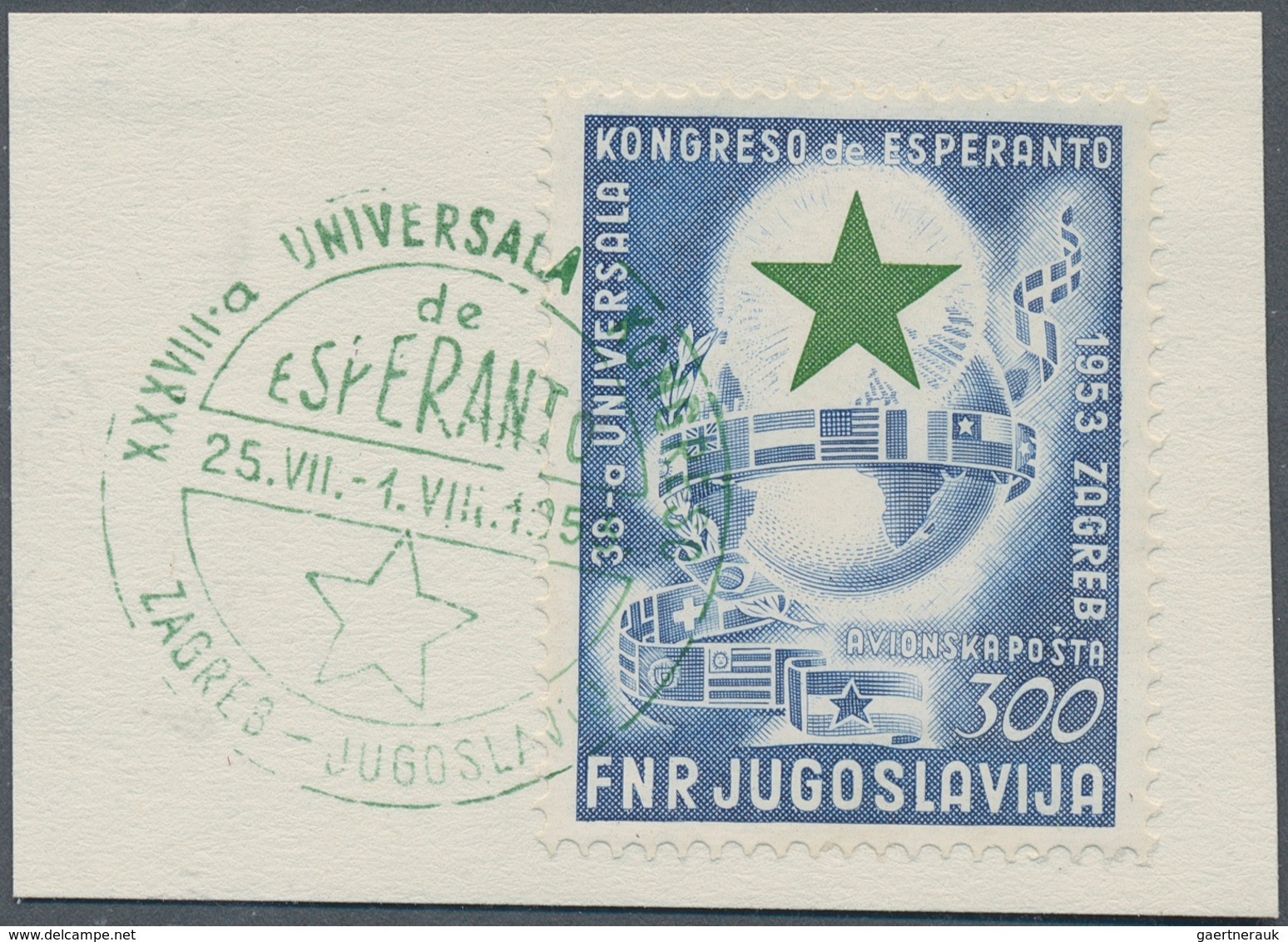 27085 Jugoslawien: 1944/1981, Used Collection In A Binder, Apparently More Or Less Complete (also Official - Lettres & Documents