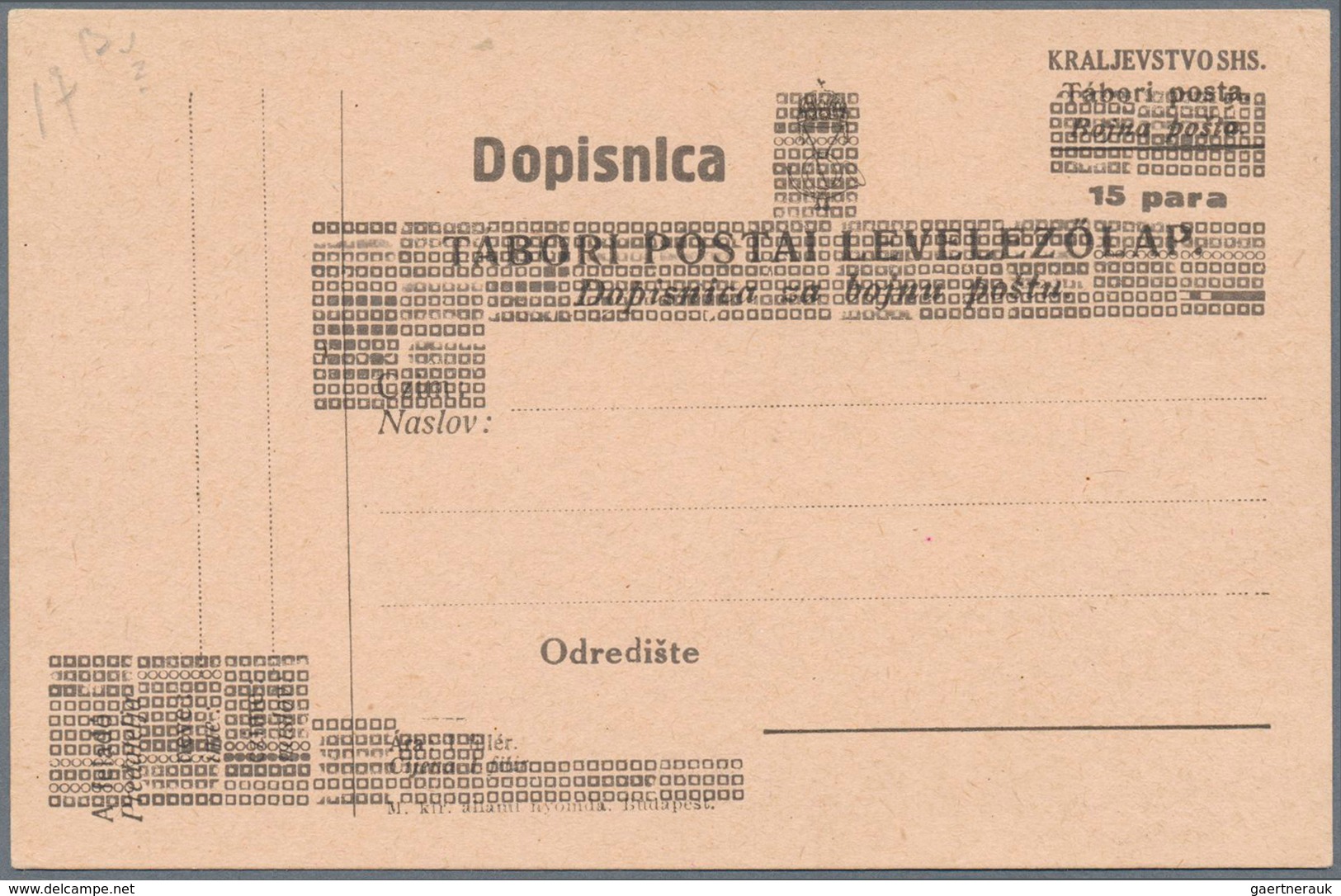 27127 Jugoslawien - Ganzsachen: 1918/1950, lot of more than 110 unused postal stationeries with many bette