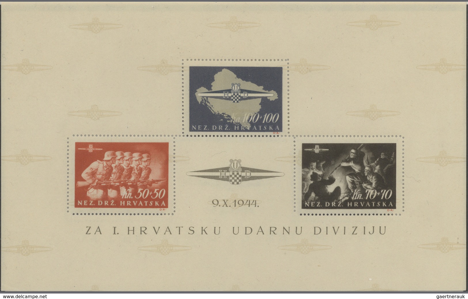 27140 Kroatien: 1941/1945, U/m Collection In A Lindner Album, According To Album Pages Complete (main Cat. - Croatie