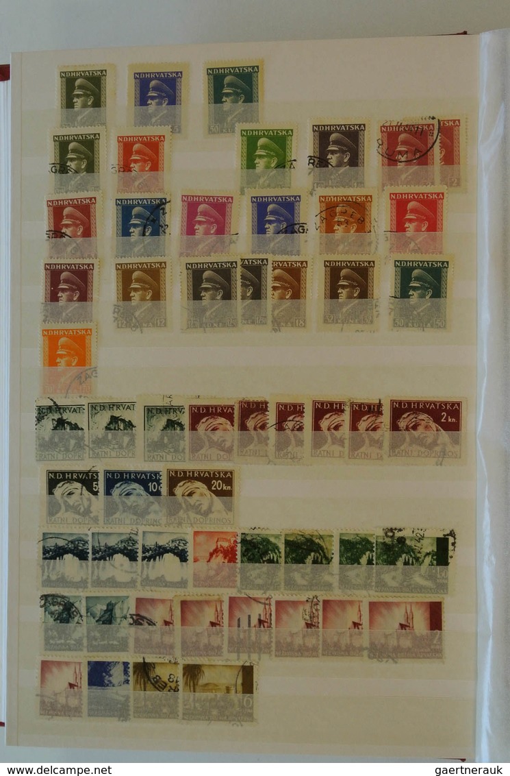 27142 Kroatien: 1941/45: Mainly MNH collection Croatia, a.o. (cat. Michel) no. 1-23, 38 till 1945, in main