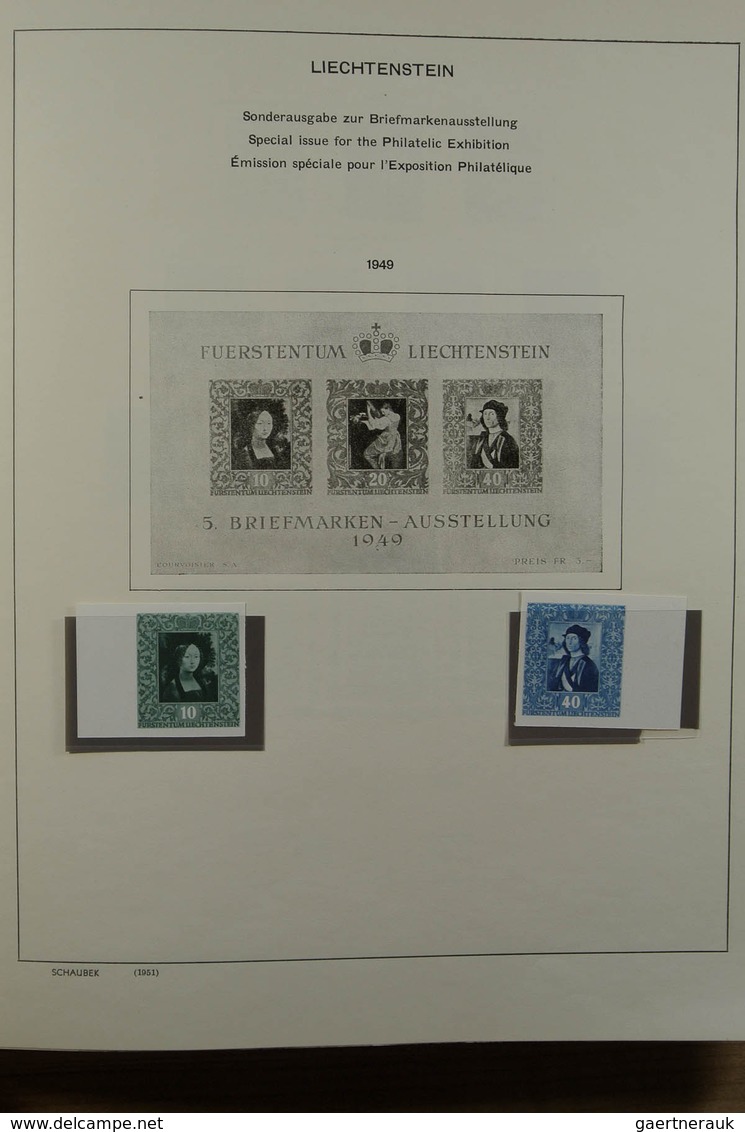 27180 Liechtenstein: 1912-1999. Mint/used/mint never hinged collection, reasonably complete incl. many goo