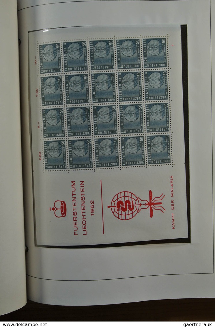 27180 Liechtenstein: 1912-1999. Mint/used/mint never hinged collection, reasonably complete incl. many goo