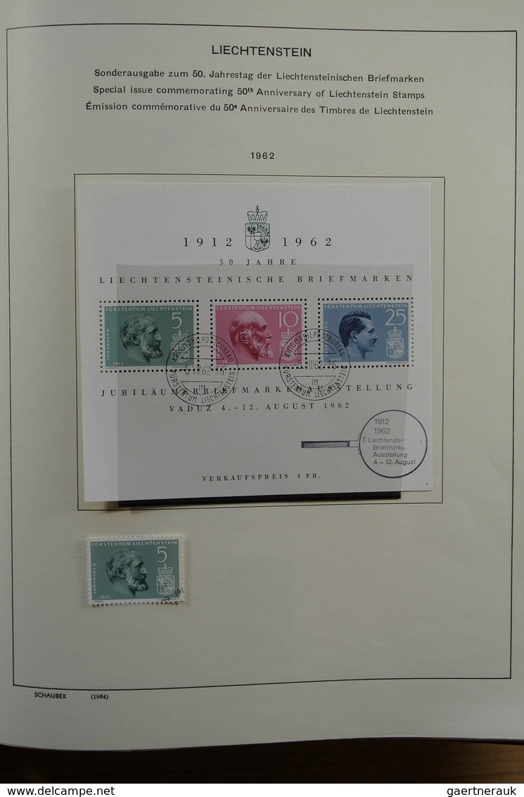 27180 Liechtenstein: 1912-1999. Mint/used/mint never hinged collection, reasonably complete incl. many goo