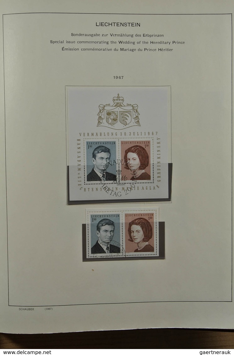 27180 Liechtenstein: 1912-1999. Mint/used/mint never hinged collection, reasonably complete incl. many goo