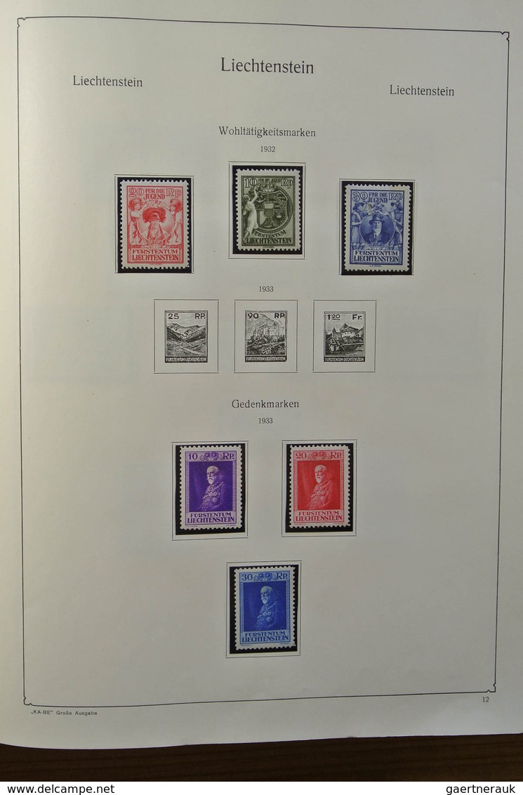 27187 Liechtenstein: 1912-1967. Well Filled, MNH, Mint Hinged And Used Collection Liechtenstein 1912-1967 - Lettres & Documents