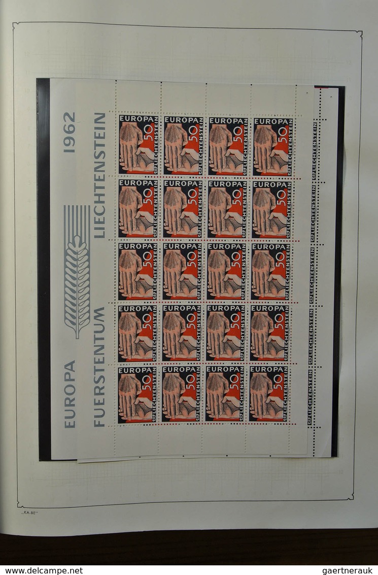 27187 Liechtenstein: 1912-1967. Well filled, MNH, mint hinged and used collection Liechtenstein 1912-1967