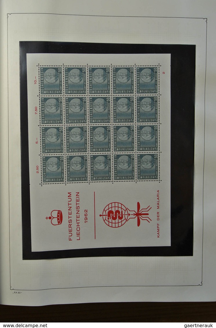 27187 Liechtenstein: 1912-1967. Well filled, MNH, mint hinged and used collection Liechtenstein 1912-1967