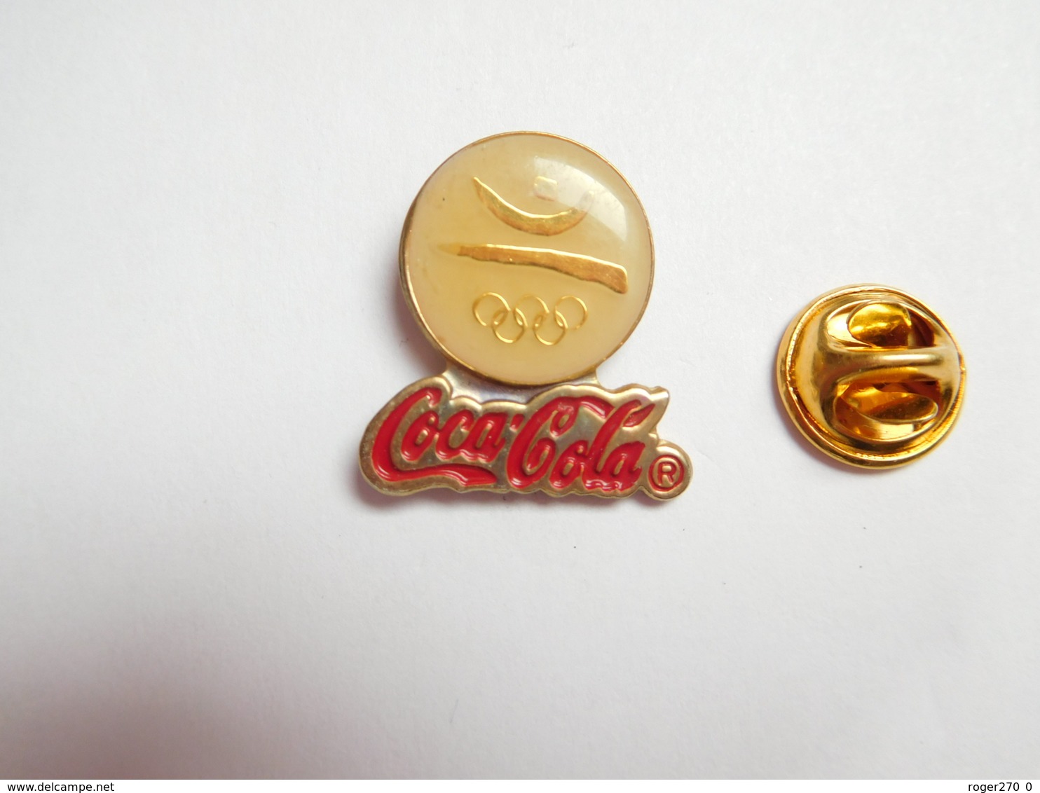 Beau Pin's , Coca Cola Et Les JO Jeux Olympiques Barcelone 92 - Coca-Cola