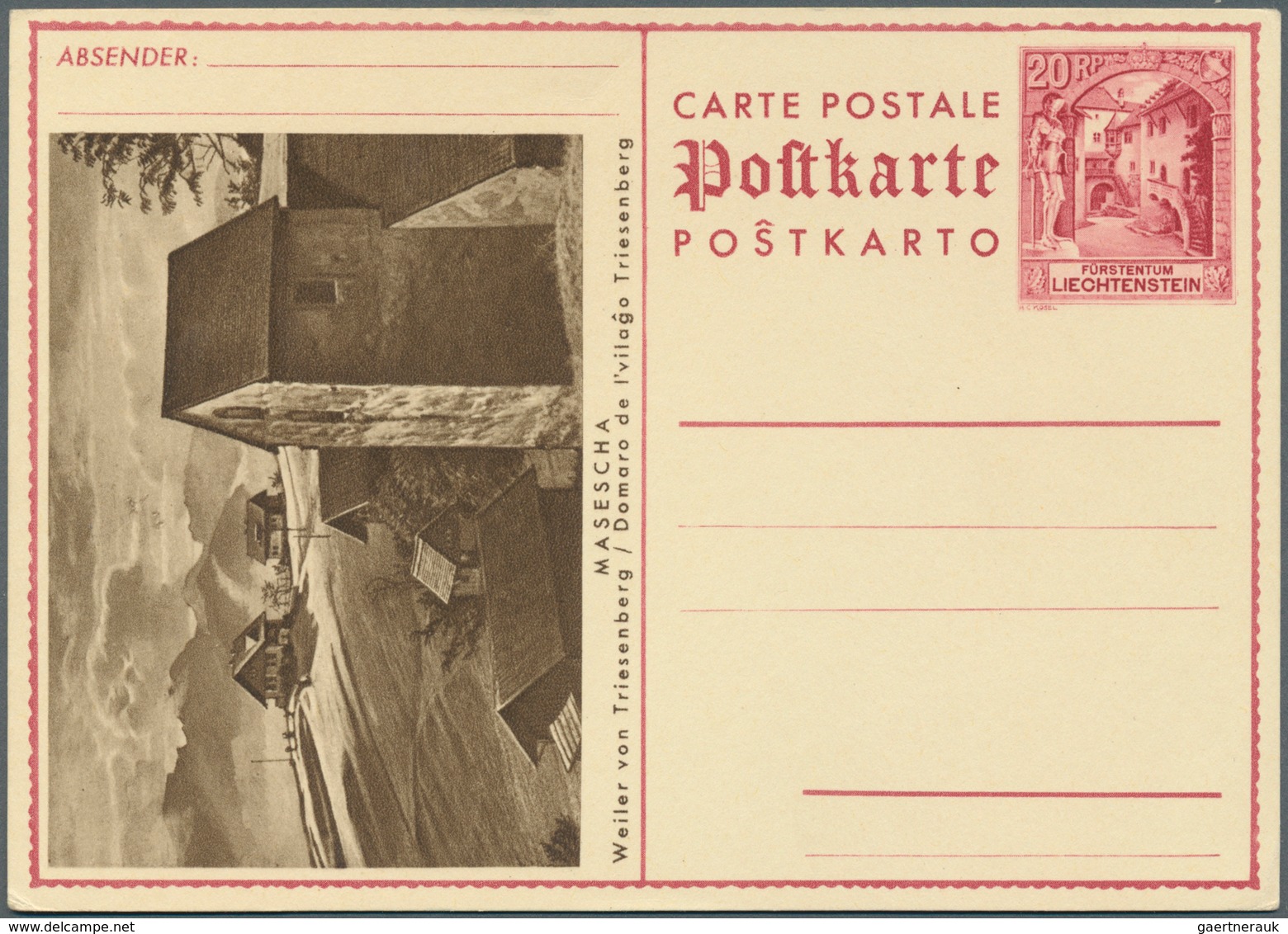 27201 Liechtenstein: 1918/1960, netter Sammlungsposten von über 100 Briefen und Ganzsachen, dabei bessere